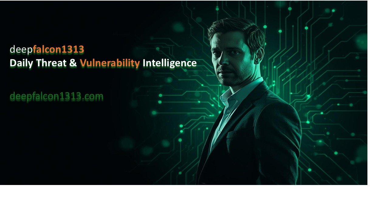 DeepFalcon1313 — Daily Threat & Vulnerability Intelligence